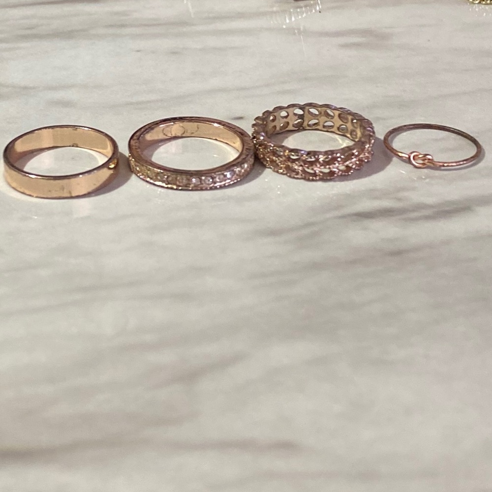 Assorted Rose Gold Rings
